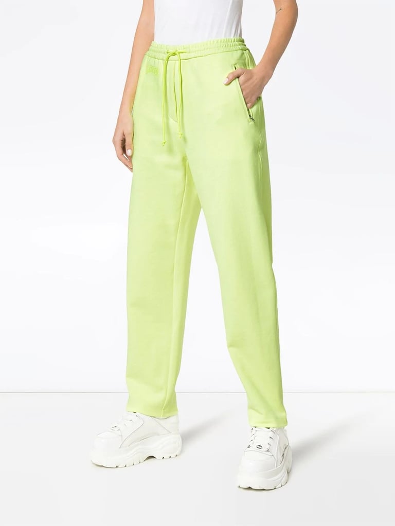 high waist track pants