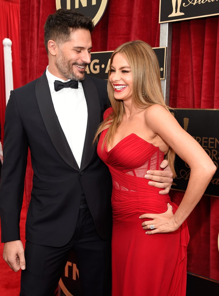 Sofia Vergara and Joe Manganiello at the SAG Awards 2015