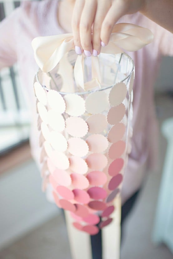 Paint-Chip Chandelier