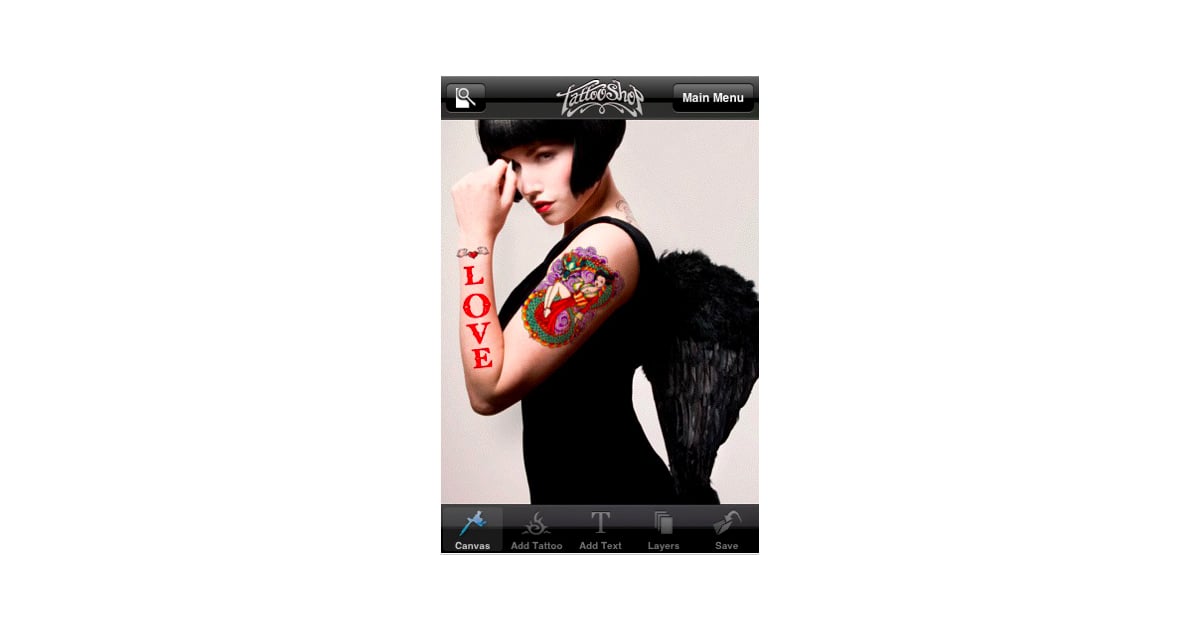 Tattoo iPhone App Review  POPSUGAR Beauty