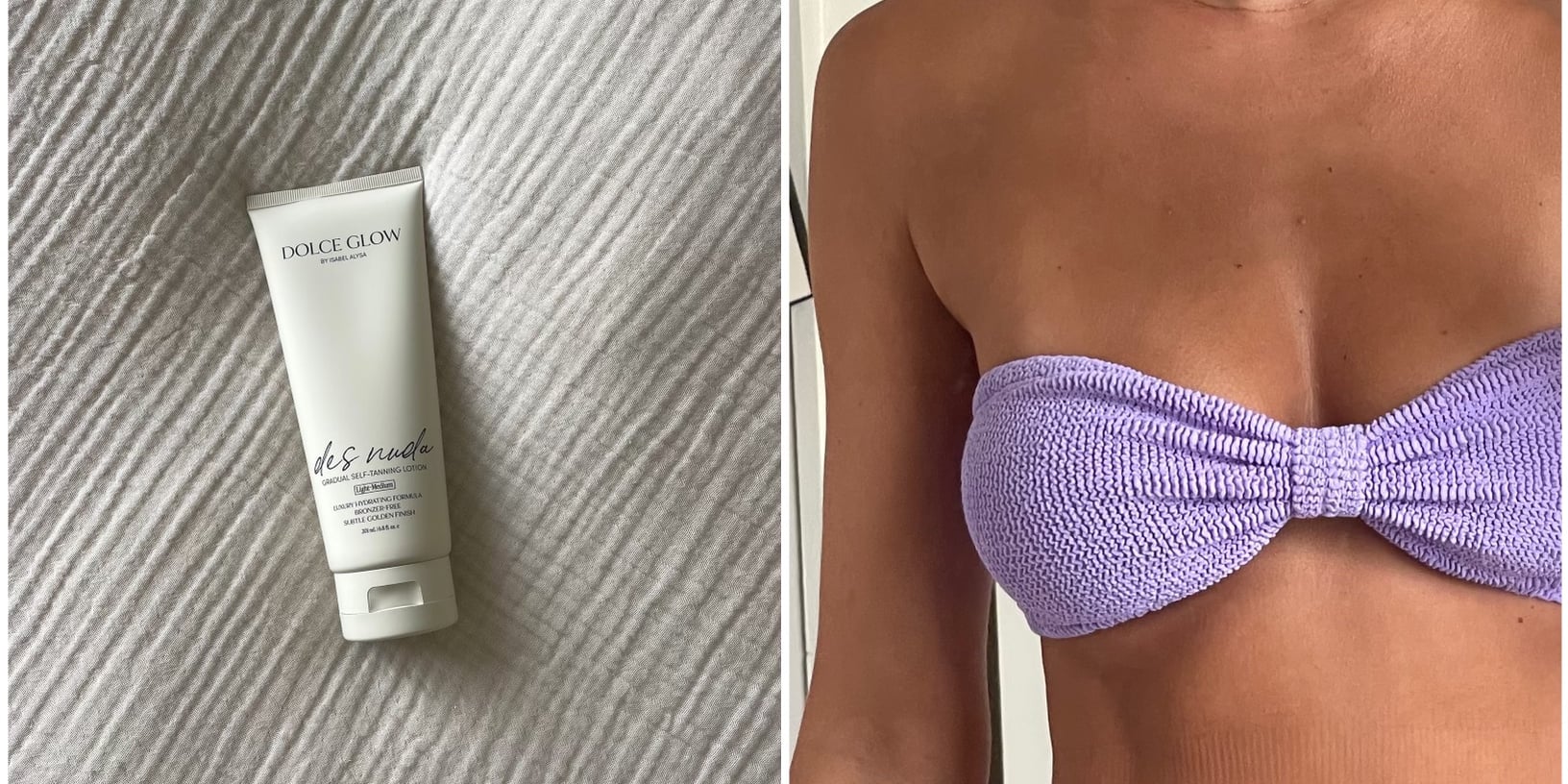 Dolce Glow Des Nuda Self-Tanning Lotion Review With Photos - Vimarsana News