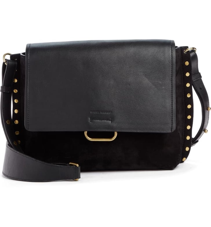 Isabel Marant Asli Leather Messenger Bag | 32 Released Handbags So Cool, We Predict You'll Carry Them Regularly | POPSUGAR Fashion 33