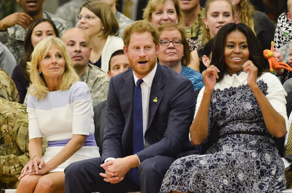 Prince Harry and Michelle Obama at Invictus Games Event 2015