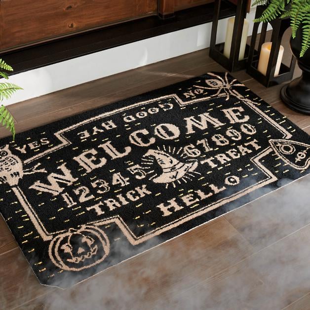 Black Spirit Board Hooked Door Mat