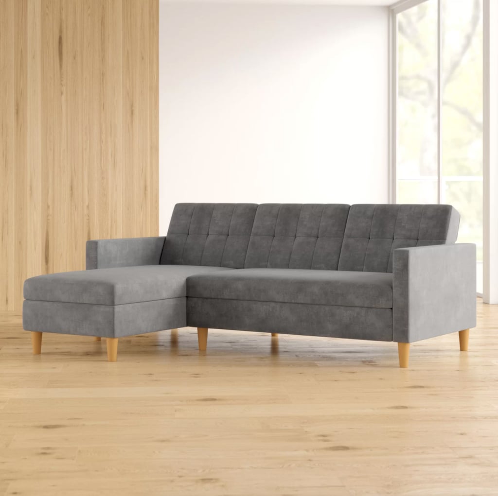 A Sleeper With Storage Kayden Wide Reversible Sleeper Sofa Best