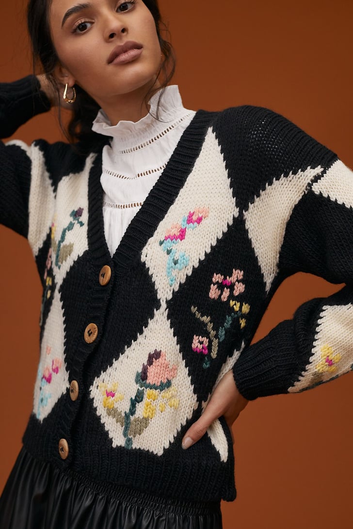 It's All in the Details: Tach Clothing Floral Wool Cardigan