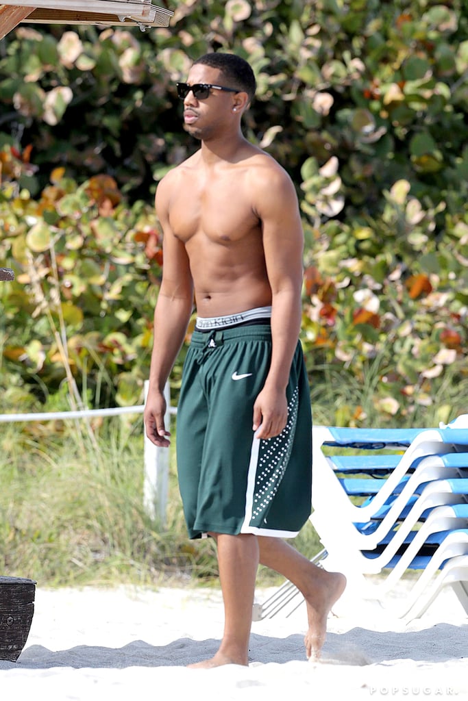 Michael B. Jordan Shirtless Pictures