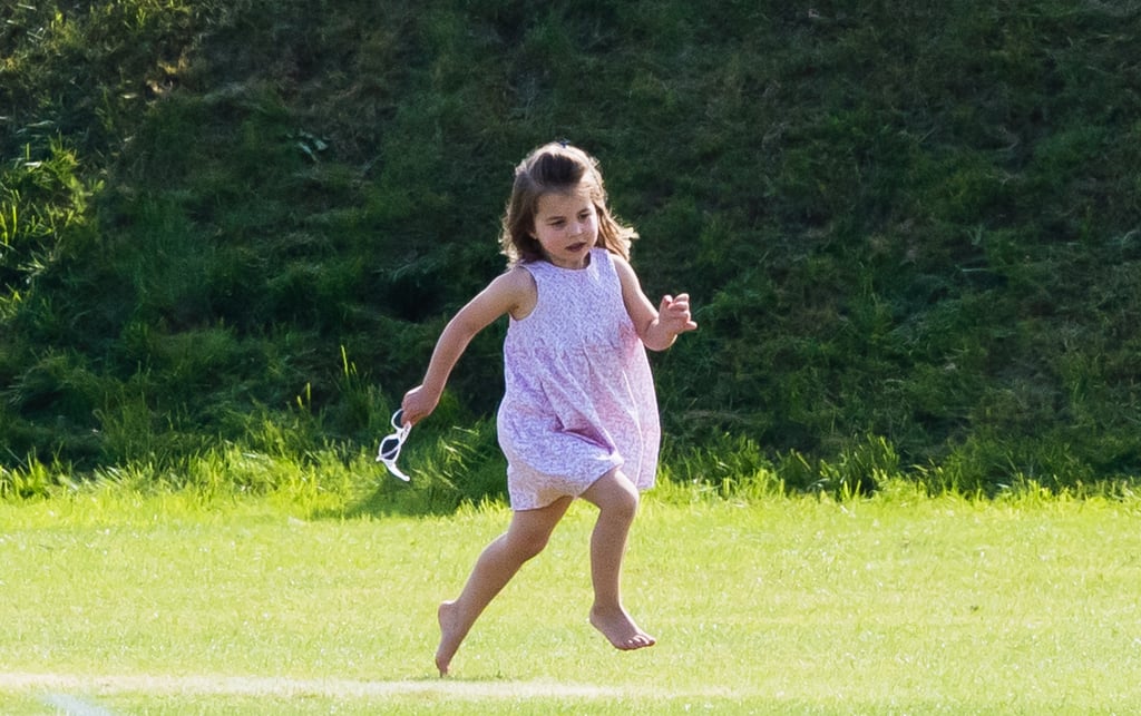 Princess Charlotte Having Fun at Polo Match June 2018