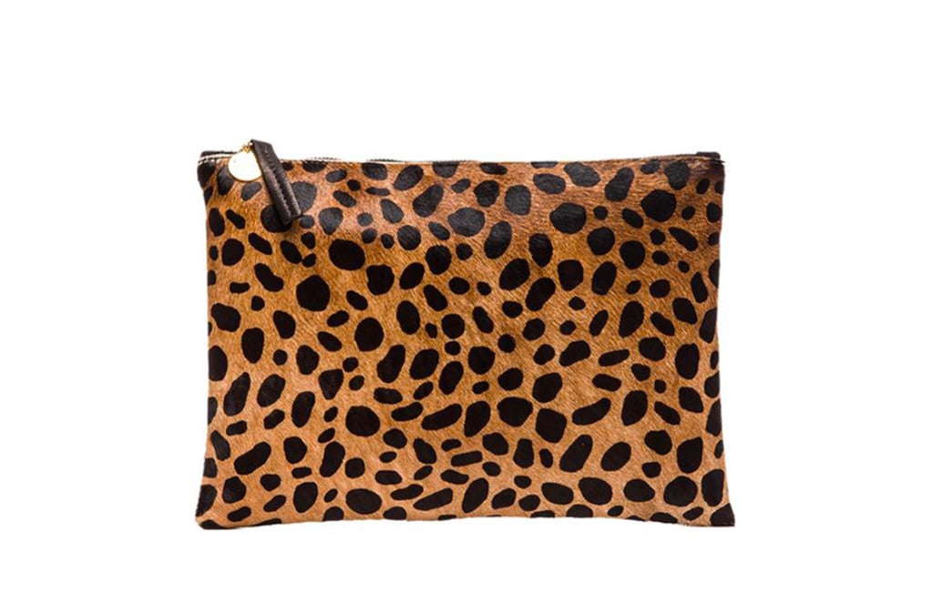 Clare Vivier Calf Hair Clutch