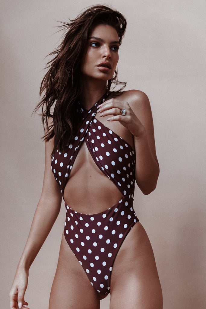 Inamorata Beacon's One-Piece in Brown Polka