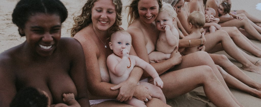 Full Moon Breastfeeding Photo Shoot