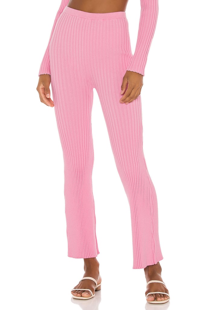 Callahan X Revolve High Waist Pant in Bubblegum Pink
