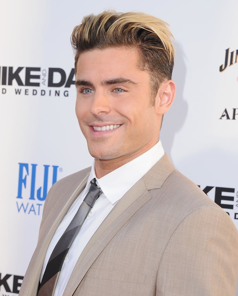 That Summer He Kept His Natural Brown Roots Intact Zac Efron