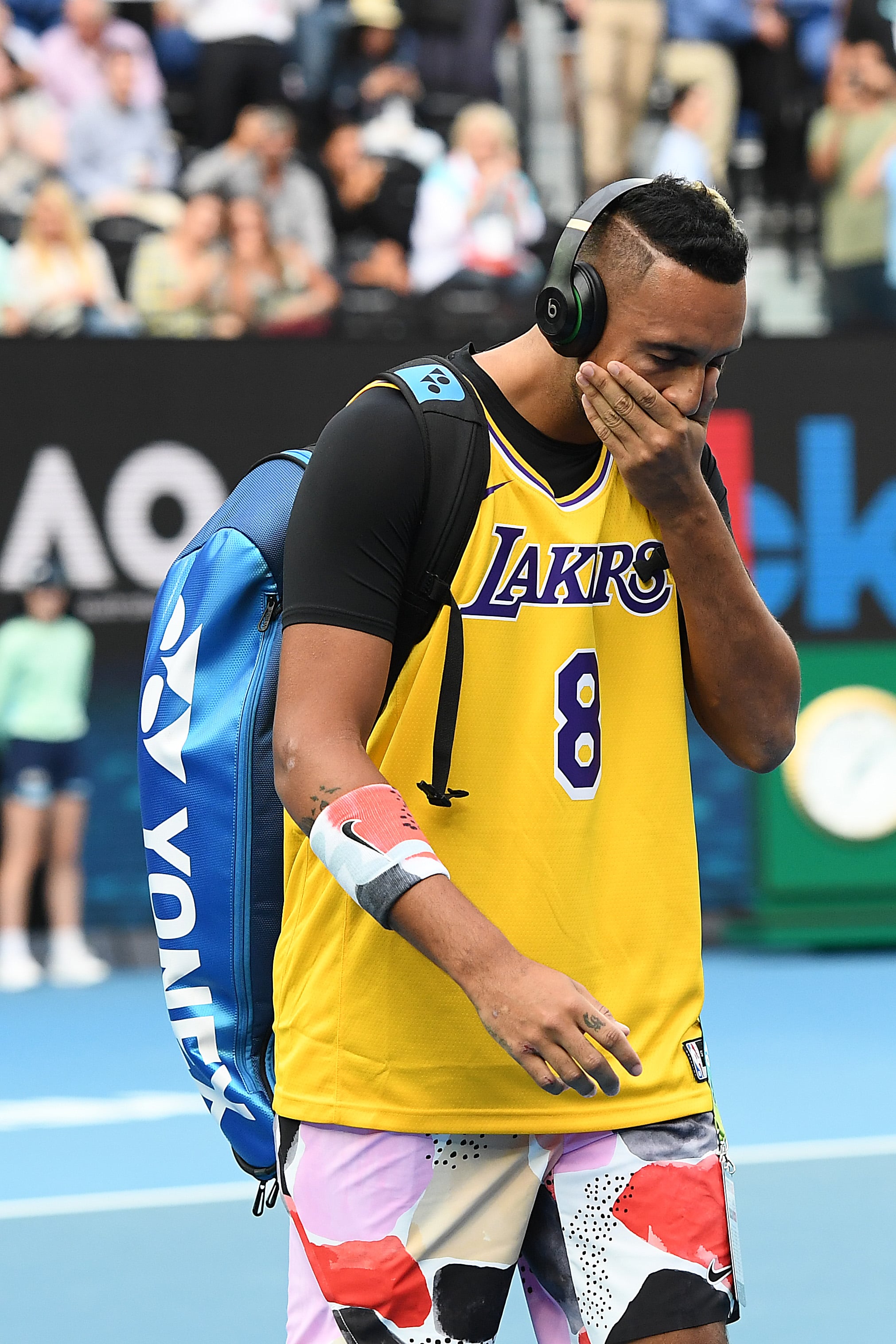 Players pay respects to Kobe Bryant at Australian Open
