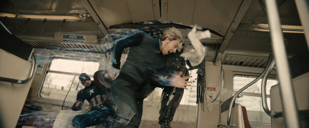 Quicksilver goes for a crazy stunt.