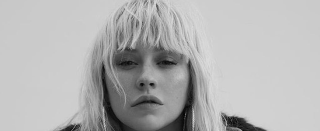 Christina Aguilera With No Makeup in Liberation Tour Promos