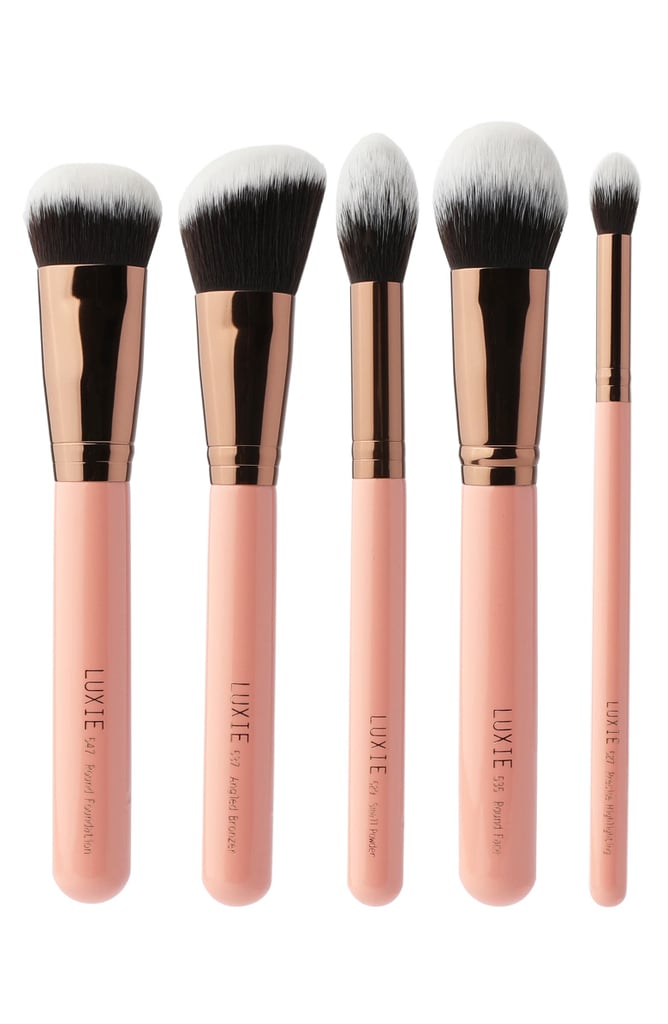 Luxie Rose Gold Pro Complexion Brush Set
