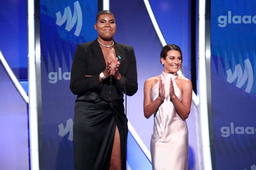 Lea Michele and Zandy Reich at the 2019 GLAAD Media Awards