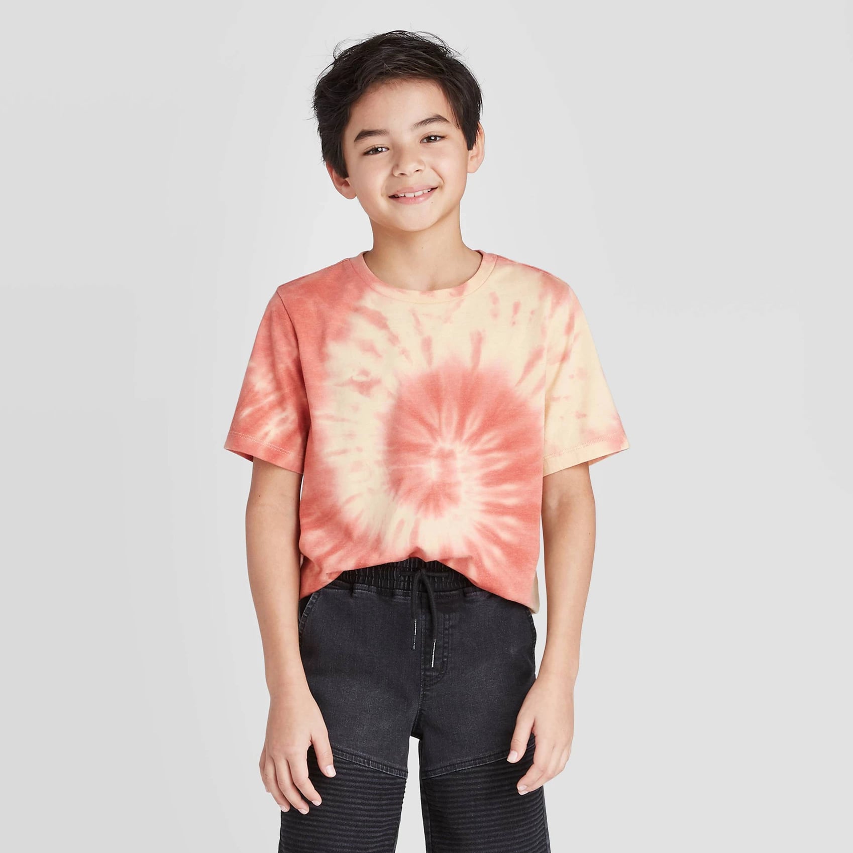Zerototens Kids Tie-Dyed Print Hoodie Sweatshirt 6-13 Years Old Girl Boy Long Sleeve T-Shirt Pullover Casual Cotton Colorblock Tops Coat 