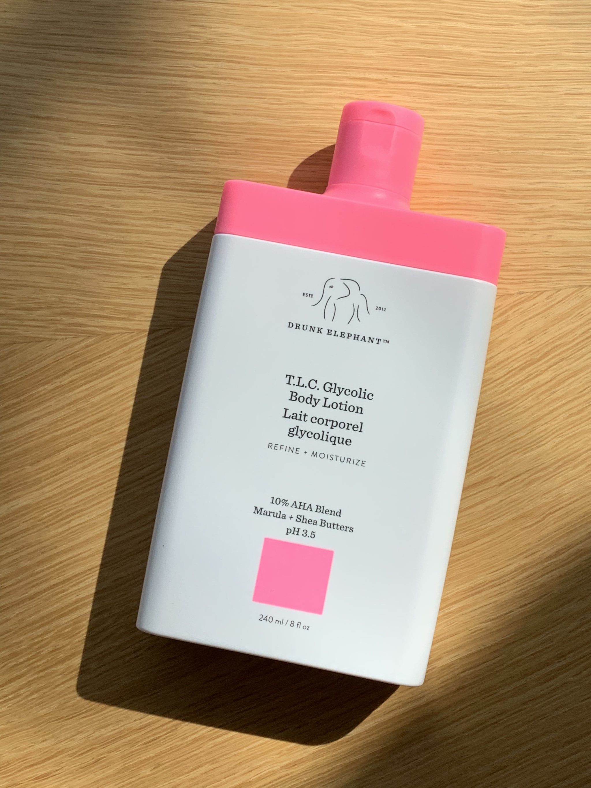 drunk elephant t l c glycolic body lotion review popsugar beauty