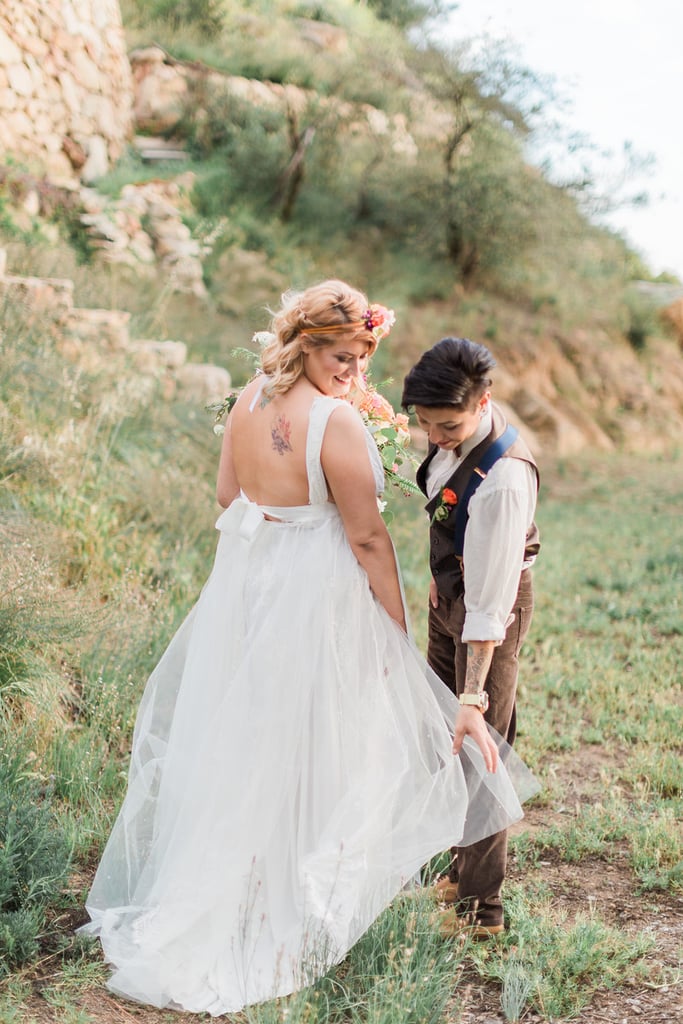 Surprise Proposal in a Styled Wedding Shoot