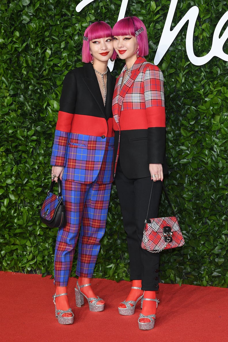 Ami and Aya Suzuki at the British Fashion Awards 2019