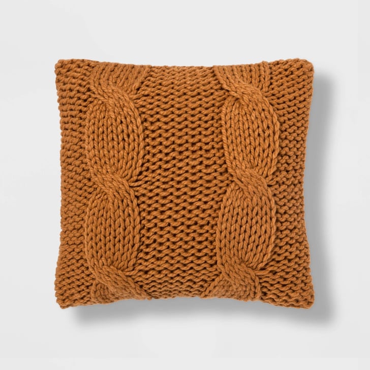 Chunky CableKnit Throw Pillow Best Fall Decor From Target 2019