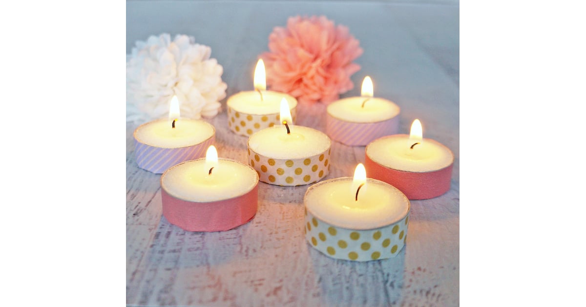 WashiTape Votives DollarStore Item DIY Projects POPSUGAR Smart