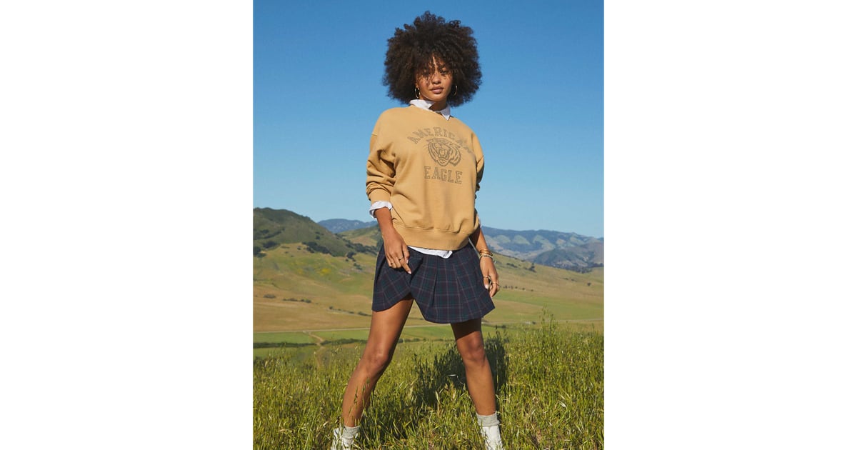 AE Fleece Oversized Vintage Crew Neck 