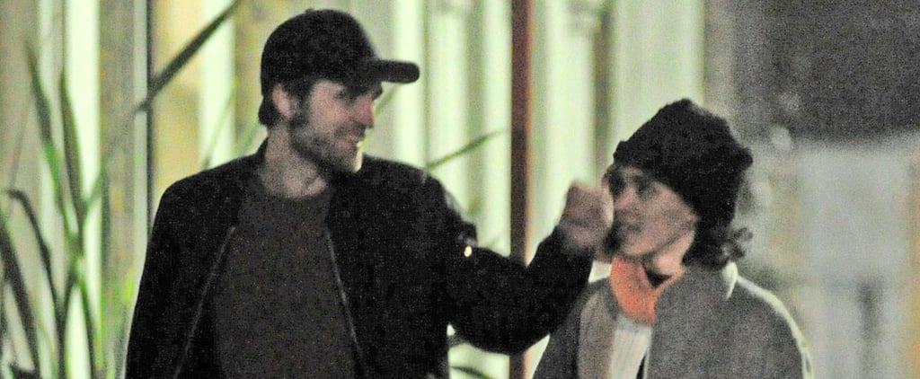 Robert Pattinson and FKA Twigs Walking in London