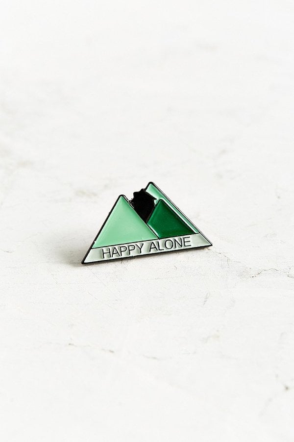 Stay Home Club Happy Alone Lapel Pin ($10)