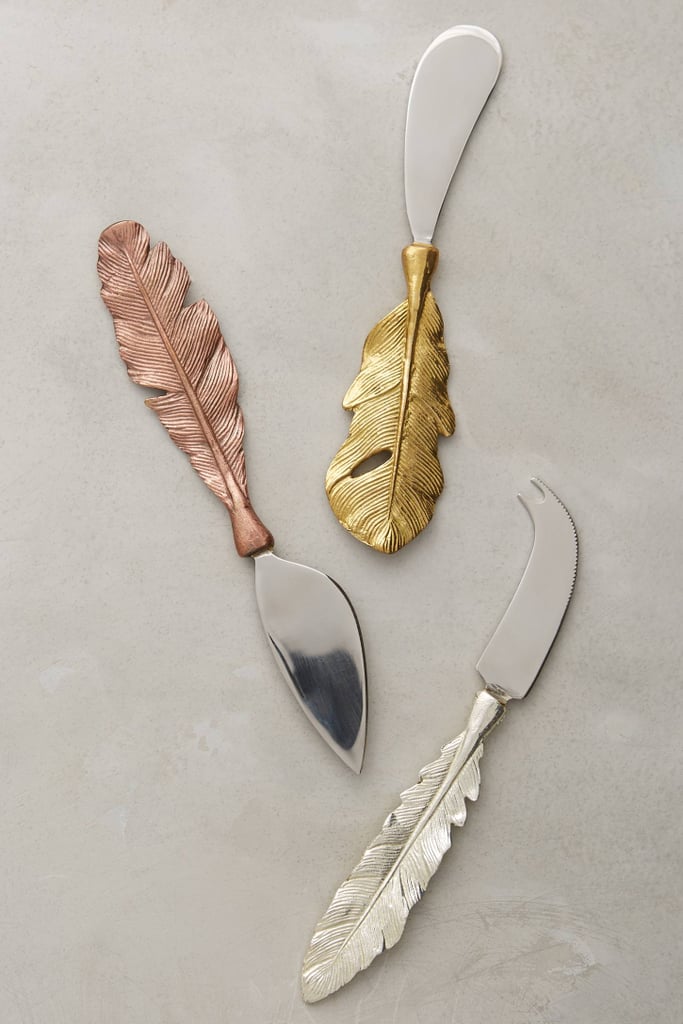 Feathered Cheese Knives