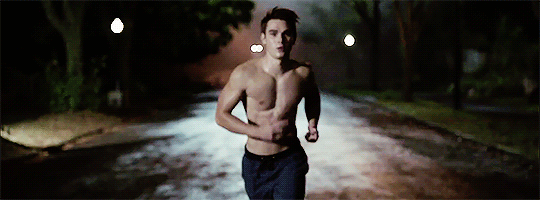 When He Casually Goes on a Midnight Run With No Shirt
