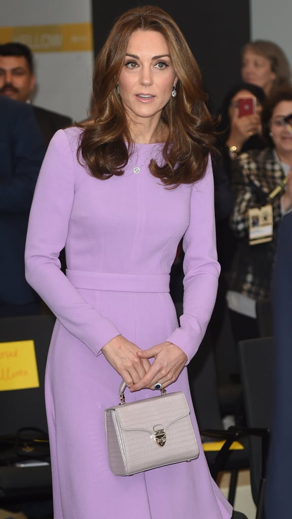 Kate Middleton Purple Bag From Aspinal of London 2018