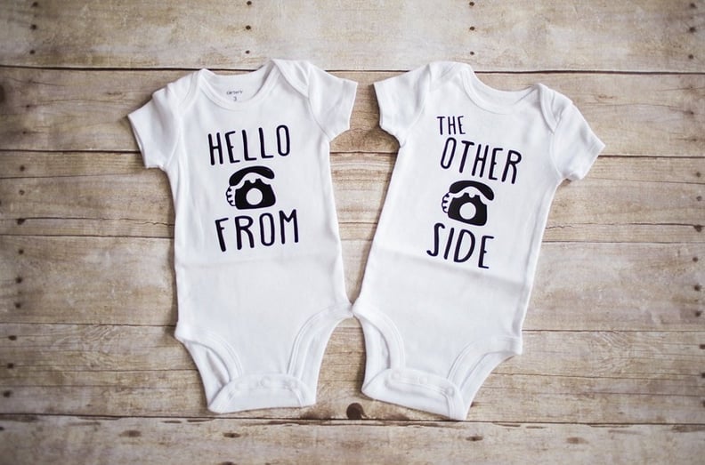 Womb Mates Personalized Twin Shirts or Bodysuits