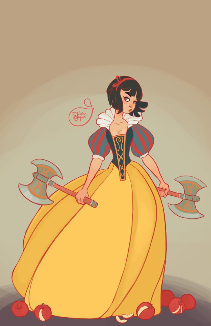 Snow White — Snow White Warrior Disney Princess Art Popsugar Love