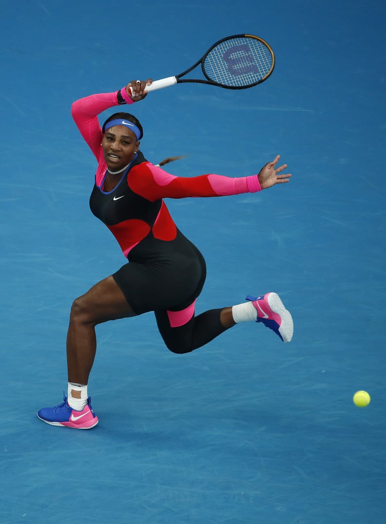 Serena Williams at the Australian Open, February 2021