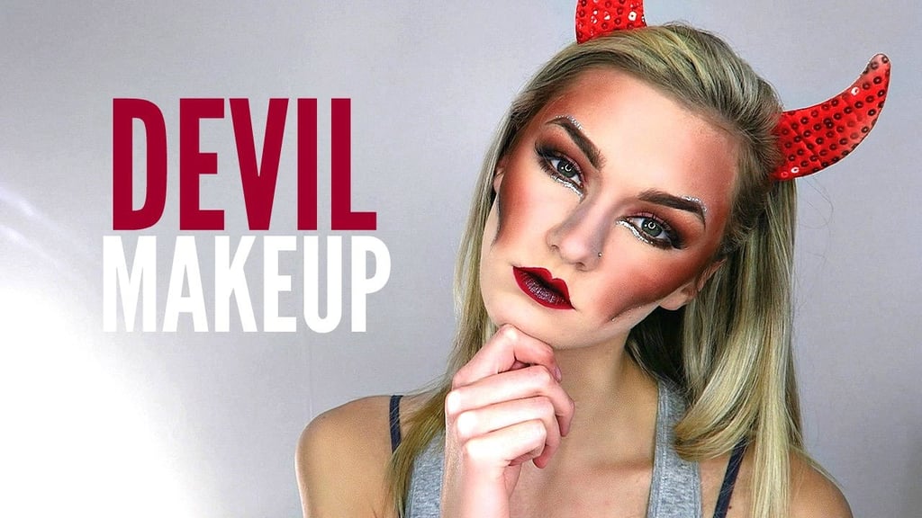 Easy Devil Halloween Makeup