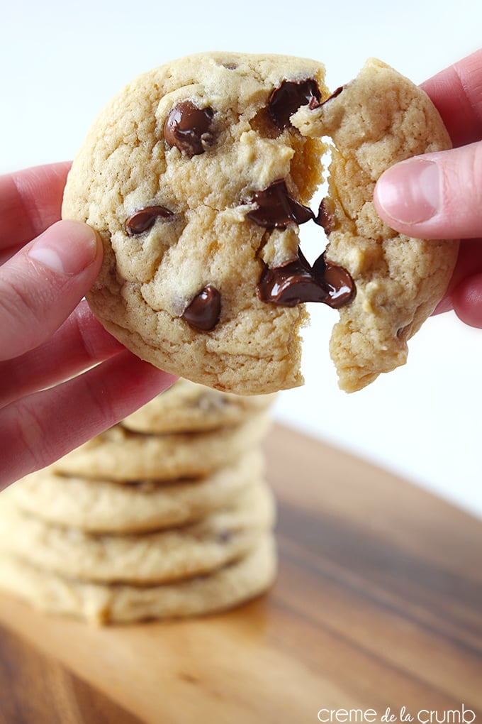 Double Chewy Chocolate Chip Cookies