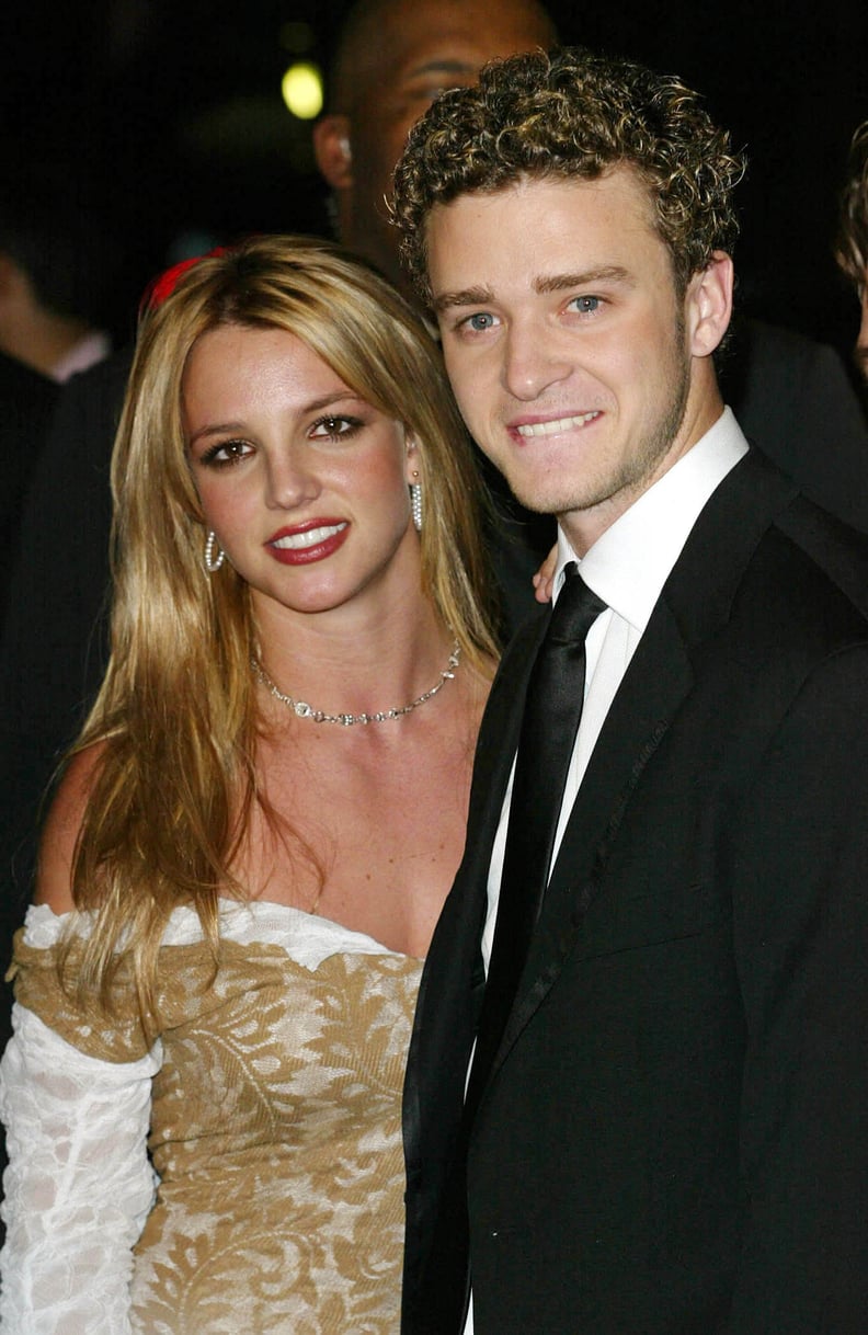 Britney Spears & Justin Timberlake at the 12th Annual Clive Davis Pre-Grammy party at the Beverly Hills Hotel in Los Angeles, CA on Tuesday, February 26, 2002. Photo credit: Dave Hogan/Mission Pictures/Getty Images