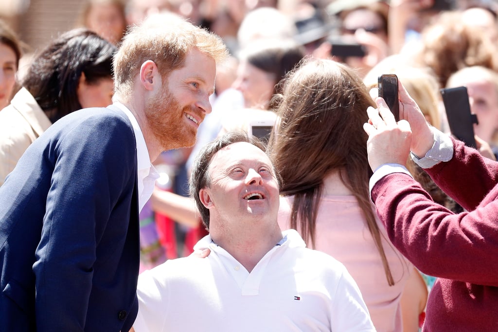 Prince Harry Meghan Markle Break Selfie Protocol in Sydney