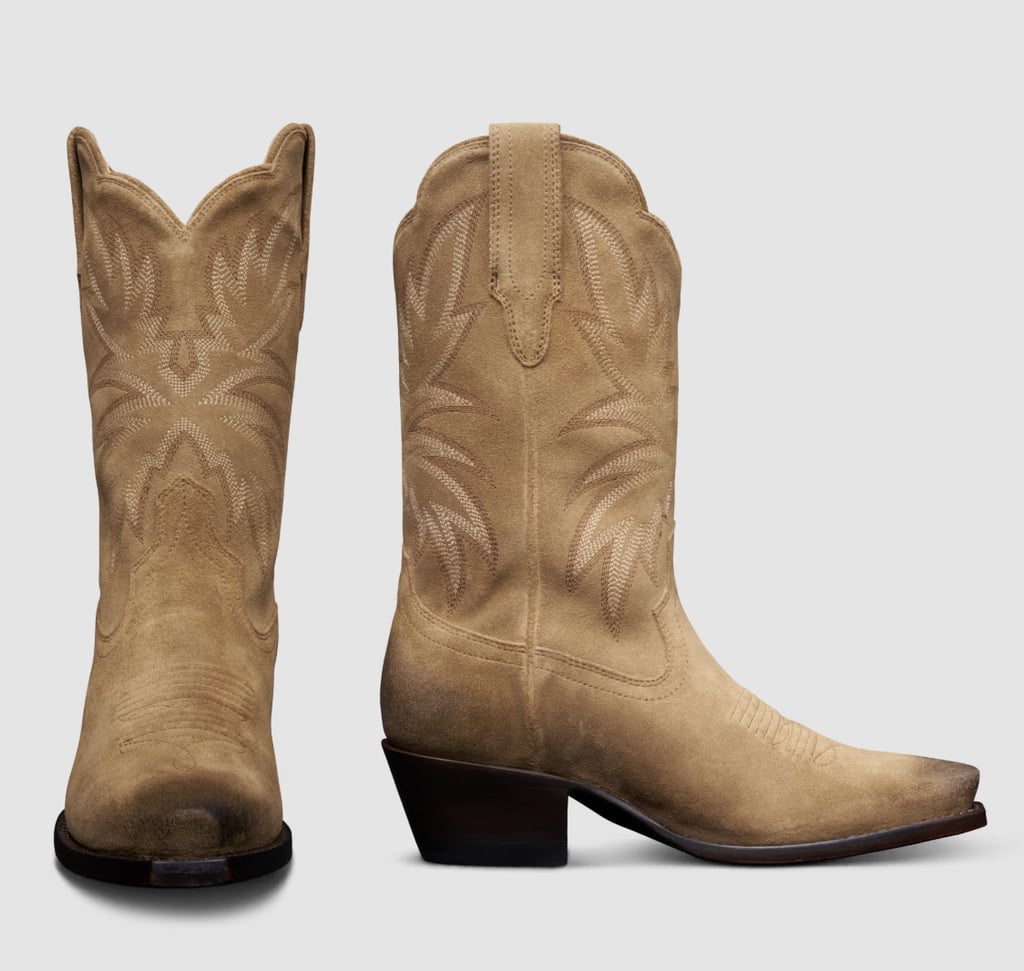 Suede Cowboy Boots: Isabel Marant Duerto Western Suede Boot