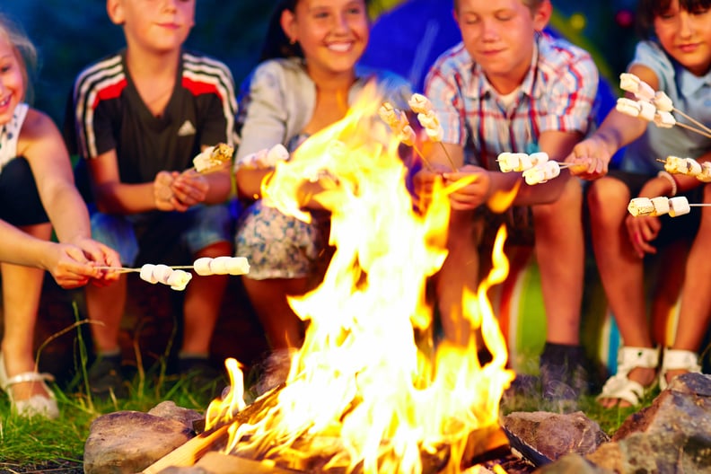 Make s’mores over a fire or the BBQ.