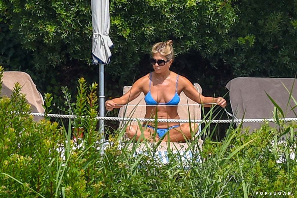 Jennifer Aniston Bikini Pictures in Italy July 2018