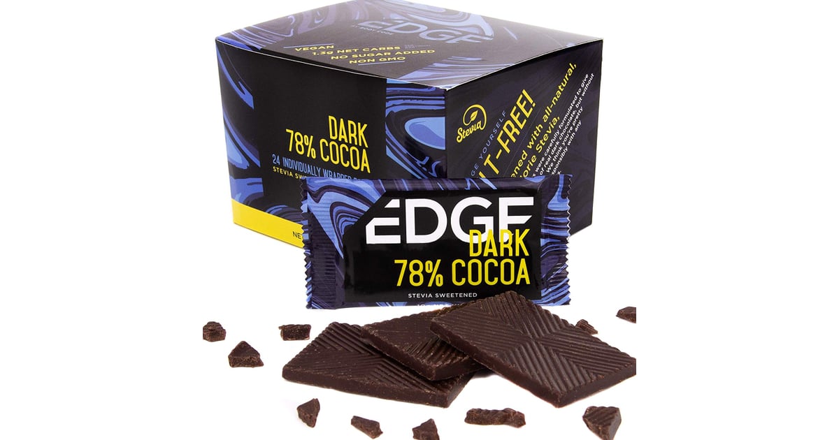 Edge KetoFriendly 78 Dark Chocolate Bars Best LowCarb Chocolate POPSUGAR Fitness Photo 3