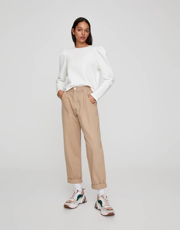 Pull&Bear Basic Slouchy Jeans With Darts