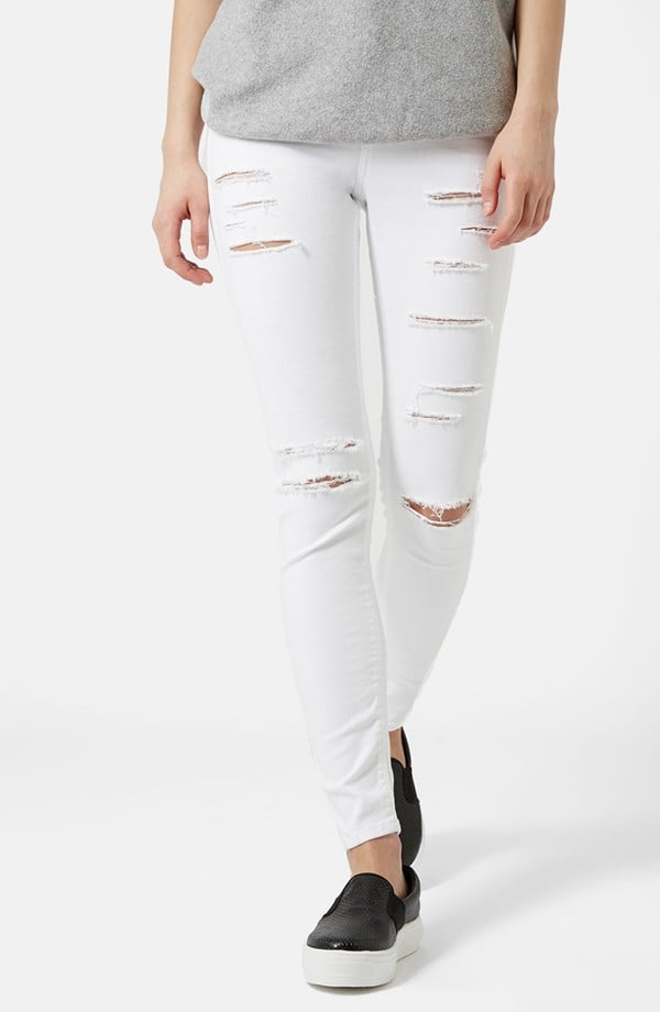 Topshop Moto 'Jamie' Ripped Skinny Jeans ($80)