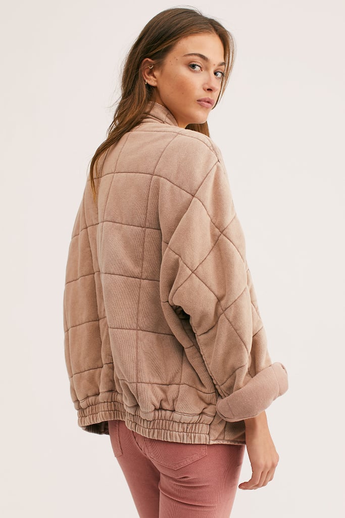 Dolman Quilted Knit Jacket