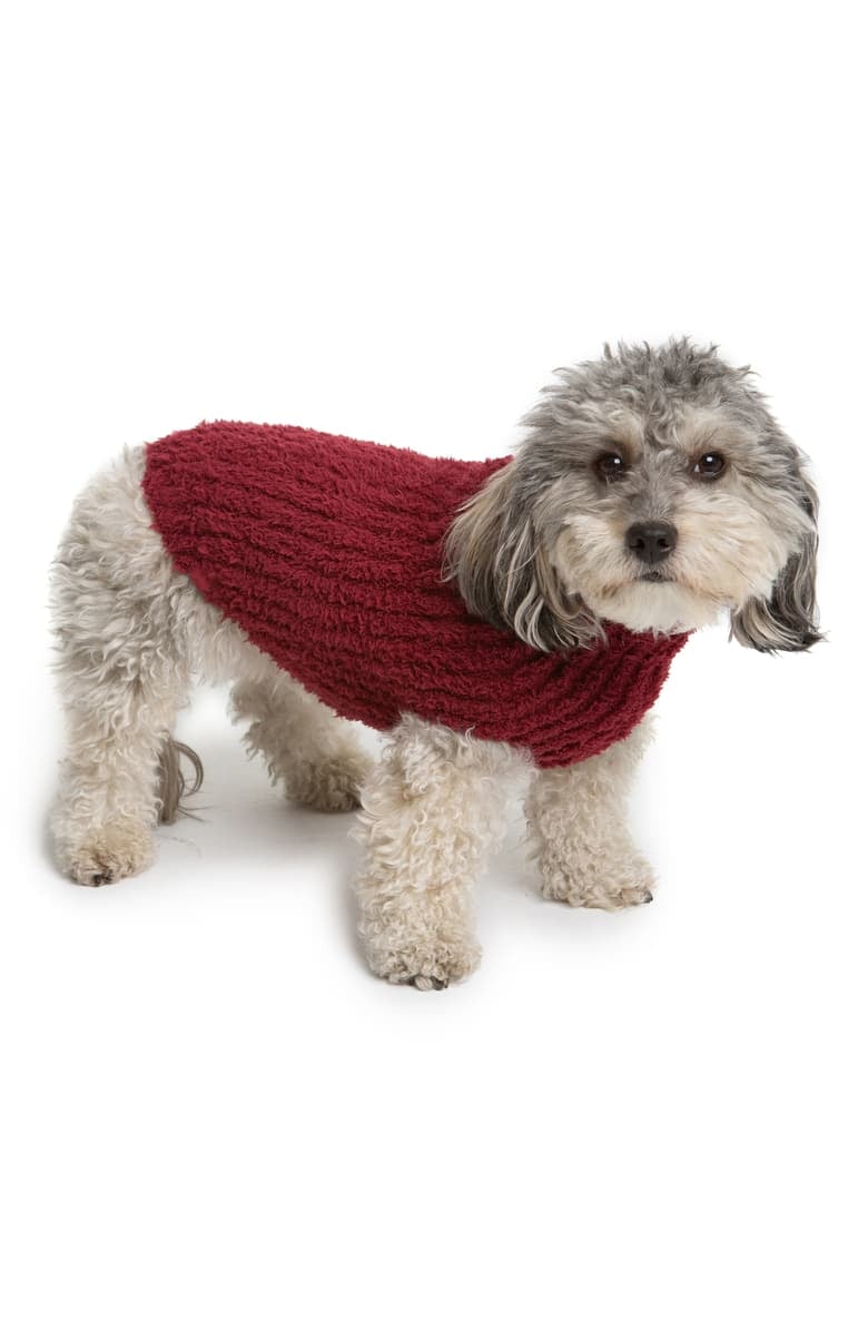 Barefoot Dreams CosyChic Ribbed Dog Sweater Paws What You re