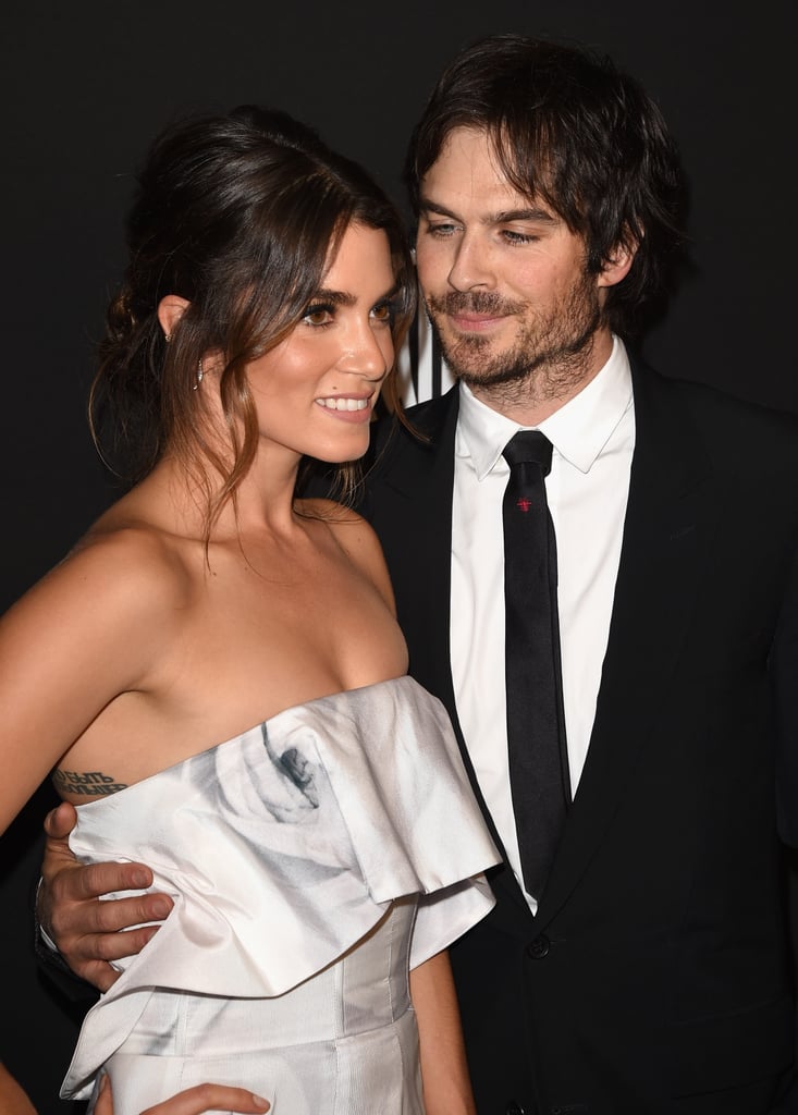 Ian only had eyes for Nikki on the red carpet at a 2015 Golden Globes afterparty.